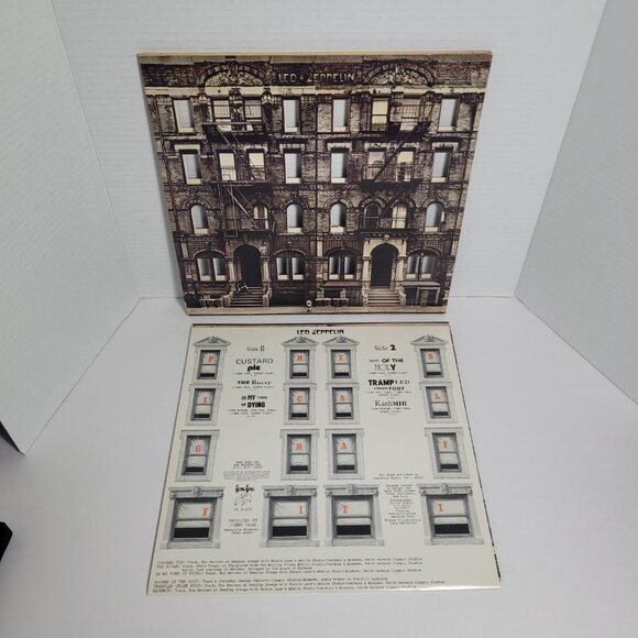 Led Zeppelin ‎Physical Graffiti 1975 Pressing Swan Song 2LP Vinyl Records VG - Picture 3 of 10